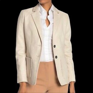 Tahari Bone Colored Blazer
